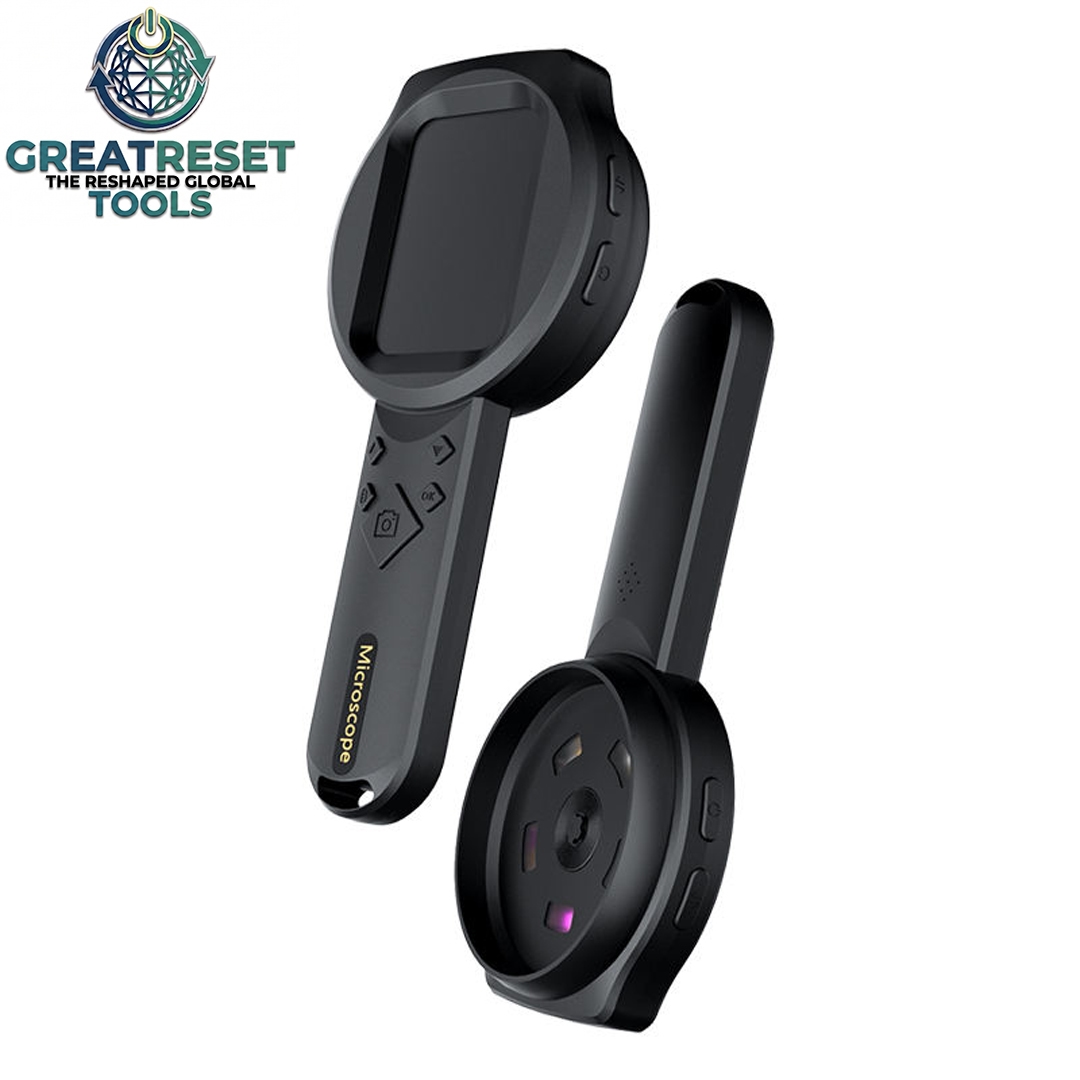 GRT - LUPA MICROSCÓPIO DIGITAL PORTÁTIL - TELA IPS 2,8"