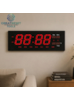 GRT - RELÓGIO DIGITAL GRANDE PARA PAREDE COM DATA, TEMPERATURA E CALENDÁRIO