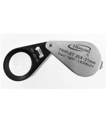 iGAGING - LUPA PARA LEITURA COM UV E LED - 36-LUV20-B iGAGING - LUPA PARA LEITURA COM UV E LED - 36-LUV20-B