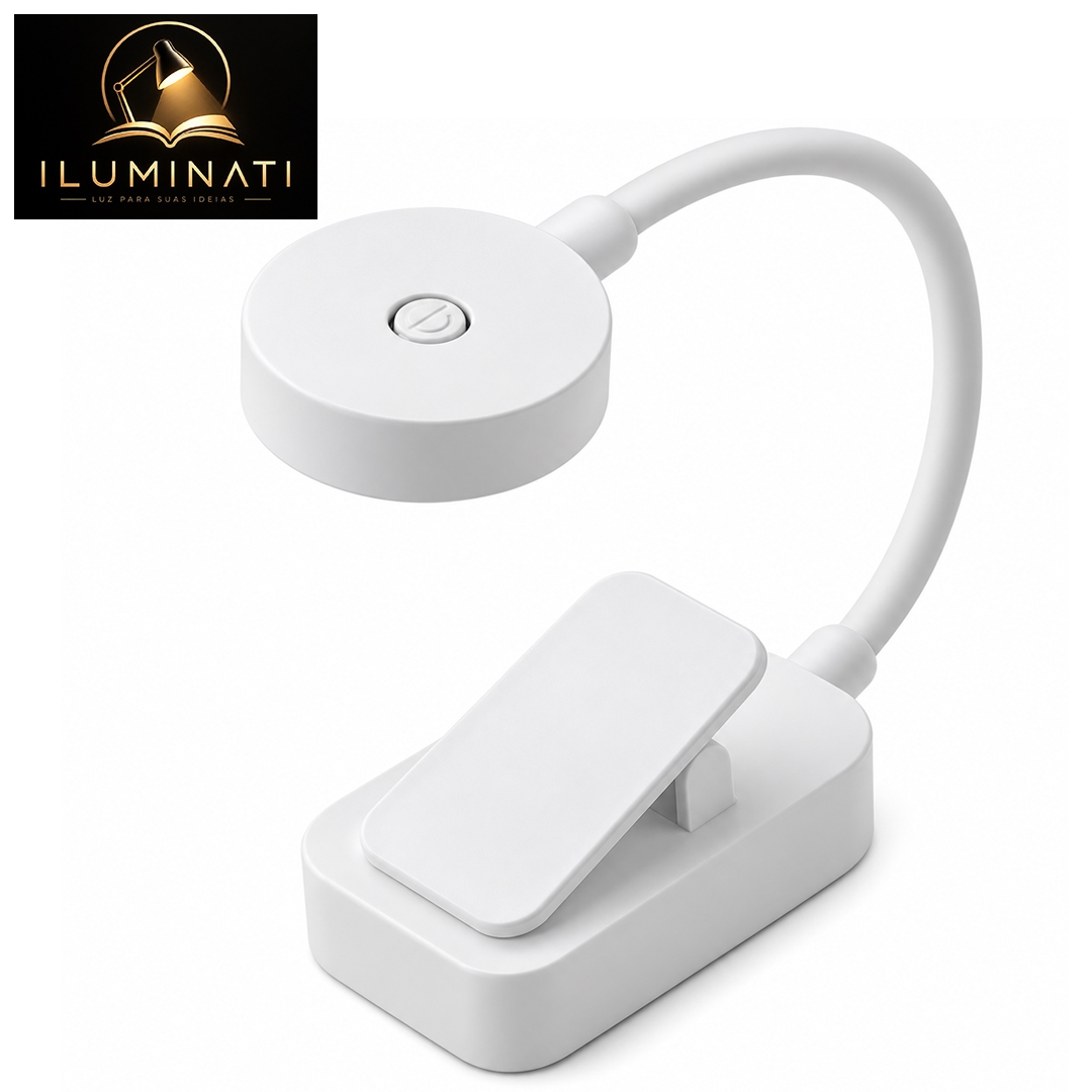 ILUMINATI - LUMINÁRIA COM PRESILHA PARA LEITURA