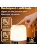 ILUMINATI - LUMINÁRIA DE MESA COM LED, RELÓGIO DIGITAL E CONTROLE REMOTO