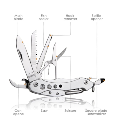 INTEY - MULTITOOL POCKET KNIFE - MULTIFERRAMENTA COM 15 FUNÇÕES