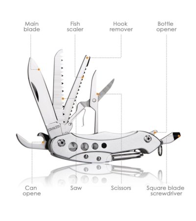 INTEY - MULTITOOL POCKET KNIFE - MULTIFERRAMENTA COM 15 FUNÇÕES