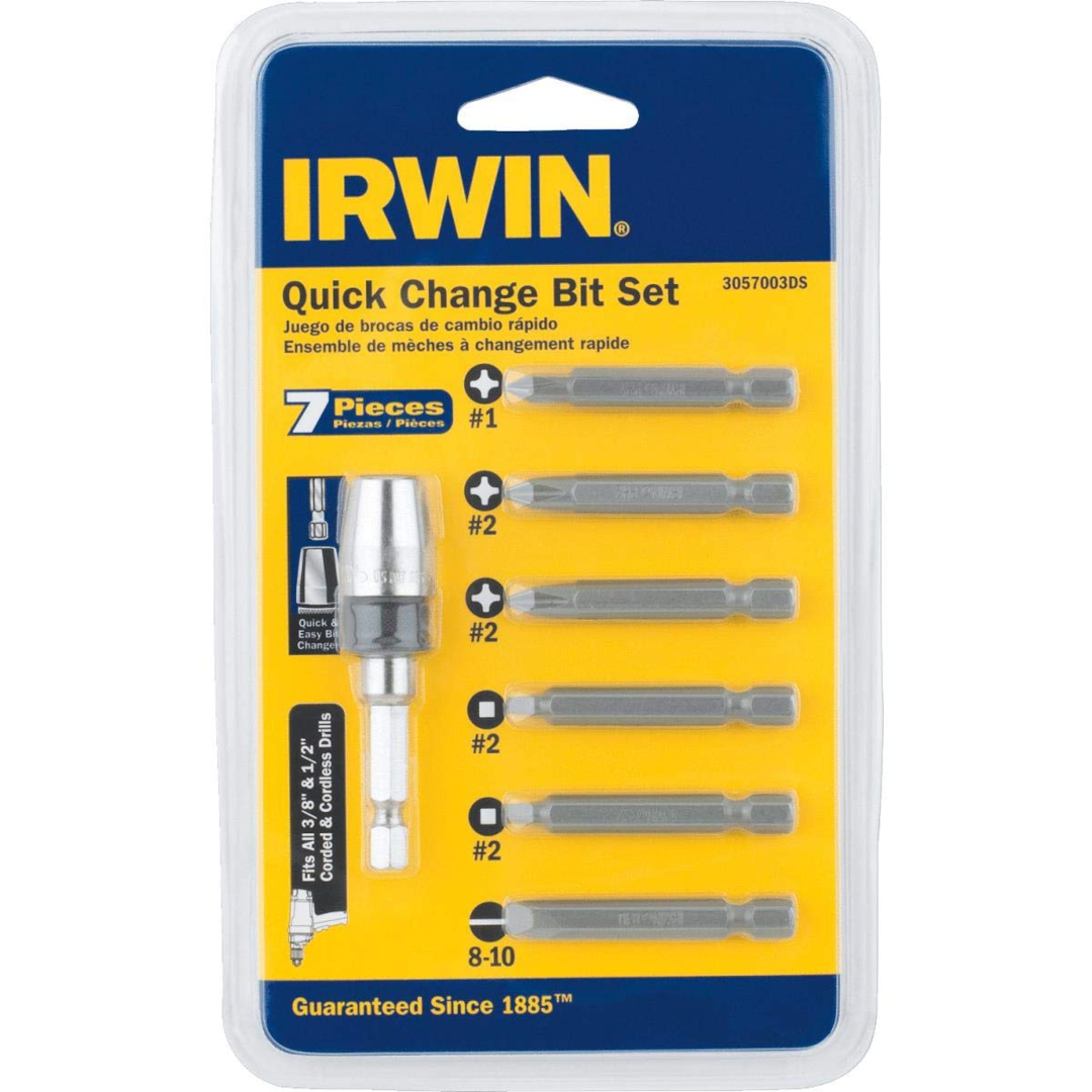 IRWIN - JOGO DE BITS MUNTIFUNCIONAL - 7 PCS