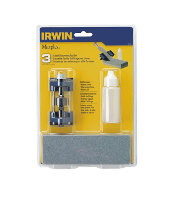 IRWIN - KIT PARA AFIAÇÃO: JIG E PEDRA DE AFIAÇÃO COM ÓLEO