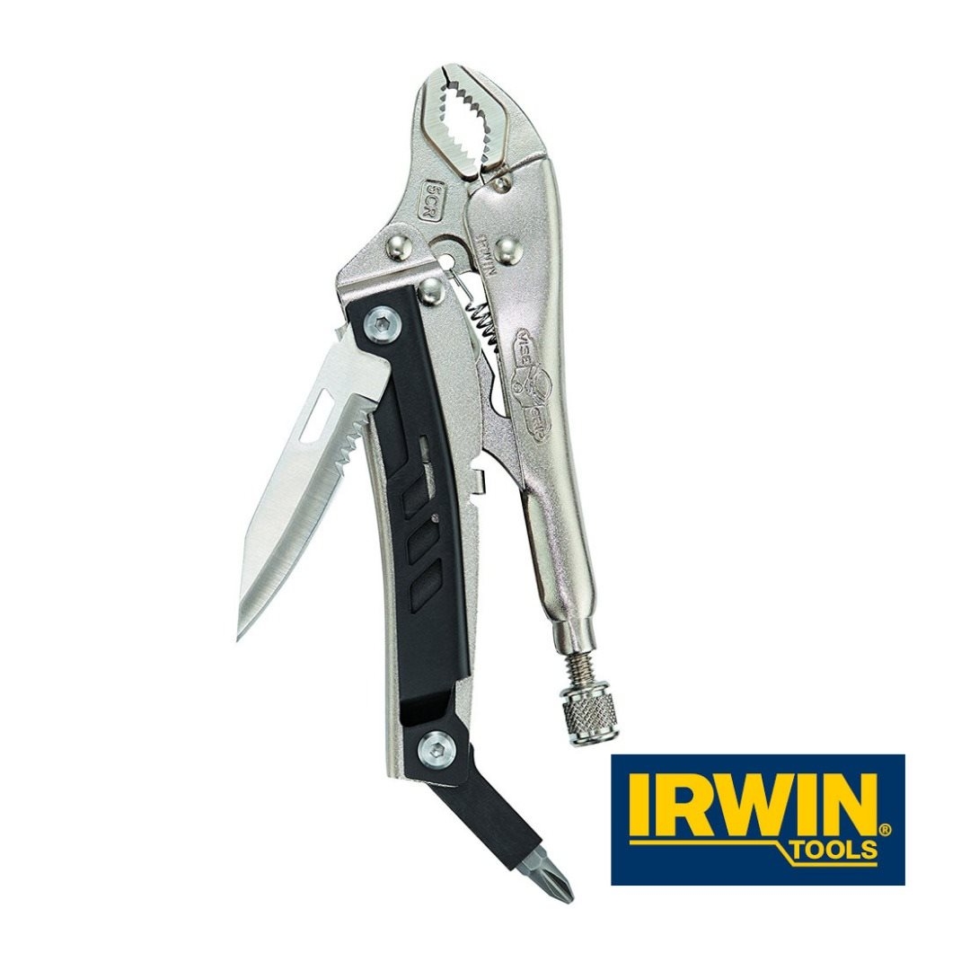 IRWIN VISE-GRIP - MULTI ALICATE - 5 POLEG. - 4 X 1 - MANDÍBULA CURVADA