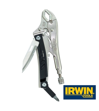 IRWIN VISE-GRIP - MULTI ALICATE - 5 POLEG. - 4 X 1 - MANDÍBULA CURVADA