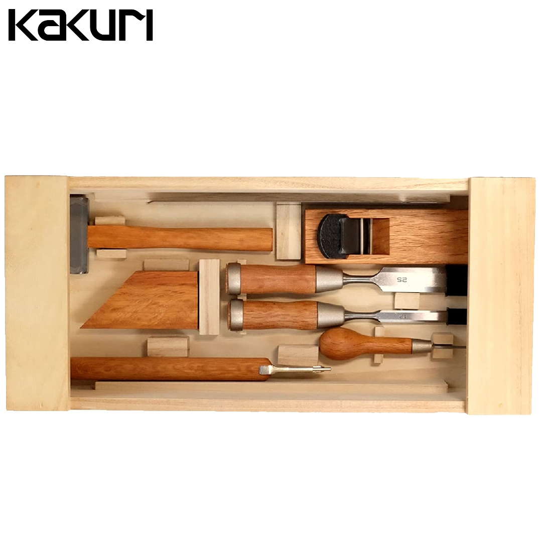 KAKURI - CONJUNTO DE FERRAMENTAS JAPONESAS PARA CARPINTARIA