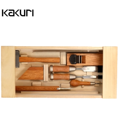 KAKURI - CONJUNTO DE FERRAMENTAS JAPONESAS PARA CARPINTARIA