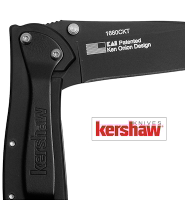 KERSHAW - CANIVETE LEEK BLACK POCKET KNIFE - 1660CKT KERSHAW - CANIVETE LEEK BLACK POCKET KNIFE - 1660CKT