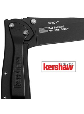 KERSHAW - CANIVETE LEEK BLACK POCKET KNIFE - 1660CKT