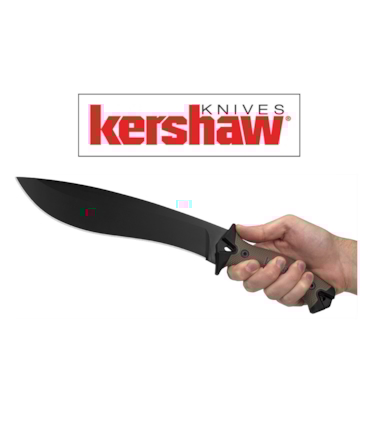 KERSHAW - FACA CAMP 10 TAN FULL TANG KNIFE 1077
