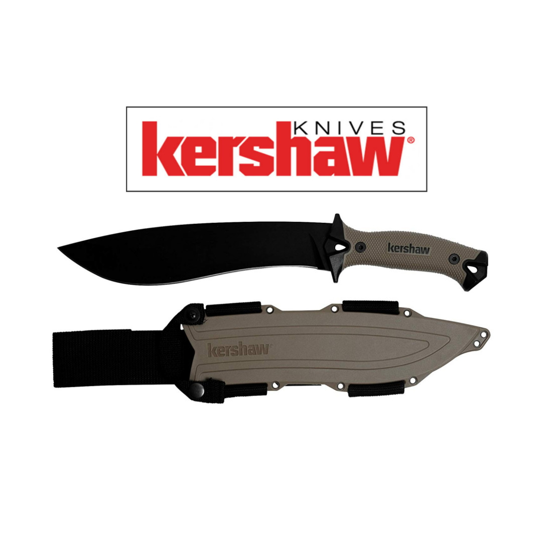 KERSHAW - FACA CAMP 10 TAN FULL TANG KNIFE 1077