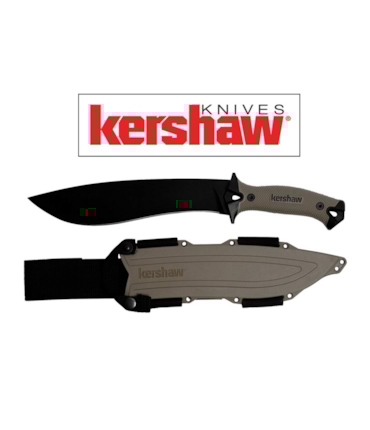 KERSHAW - FACA CAMP 10 TAN FULL TANG KNIFE 1077