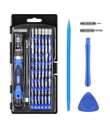 KIT COM FERRAMENTAS PARA MICRO-REPAROS COM 63 PEÇAS - CR-V KIT COM FERRAMENTAS PARA MICRO-REPAROS COM 63 PEÇAS - CR-V