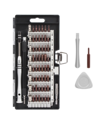 KIT COM FERRAMENTAS PARA MICRO-REPAROS COM 63 PEÇAS - S2