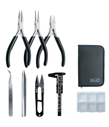 KIT COM FERRAMENTAS PARA REPAROS DE JÓIAS KIT COM FERRAMENTAS PARA REPAROS DE JÓIAS