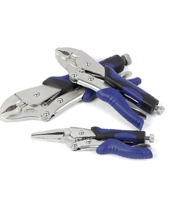KOBALT - CONJUNTO COM 3 ALICATES DE PRESSÃO KOBALT - CONJUNTO COM 3 ALICATES DE PRESSÃO