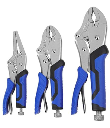 KOBALT - CONJUNTO COM 3 ALICATES DE PRESSÃO KOBALT - CONJUNTO COM 3 ALICATES DE PRESSÃO