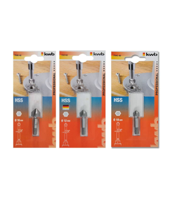KWB - BROCAS ESCAREADORAS PARA METAIS - 704640 - 704740 - 704840 KWB - BROCAS ESCAREADORAS PARA METAIS - 704640 - 704740 - 704840
