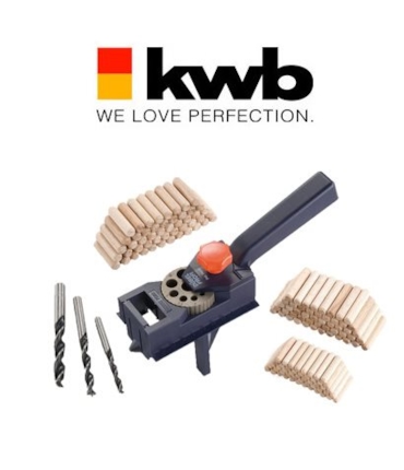KWB - COMBO GABARITO PARA CAVILHAS E FURAÇÕES - 758100 KWB - COMBO GABARITO PARA CAVILHAS E FURAÇÕES - 758100