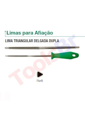 LIMA NICHOLSON TRIANGULAR DELGADA DUPLA 8 LIMA NICHOLSON TRIANGULAR DELGADA DUPLA 8