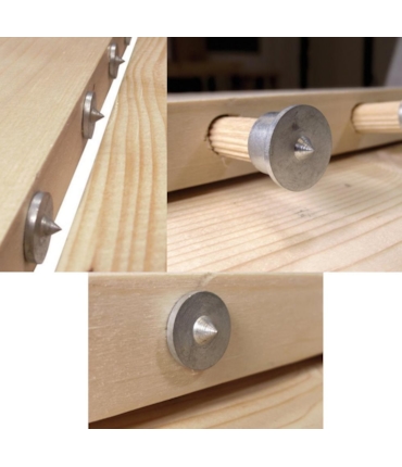 MILESCRAFT - CENTRALIZADORES MARCADORES PARA CAVILHAS - 8 PEÇAS MILESCRAFT - CENTRALIZADORES MARCADORES PARA CAVILHAS - 8 PEÇAS