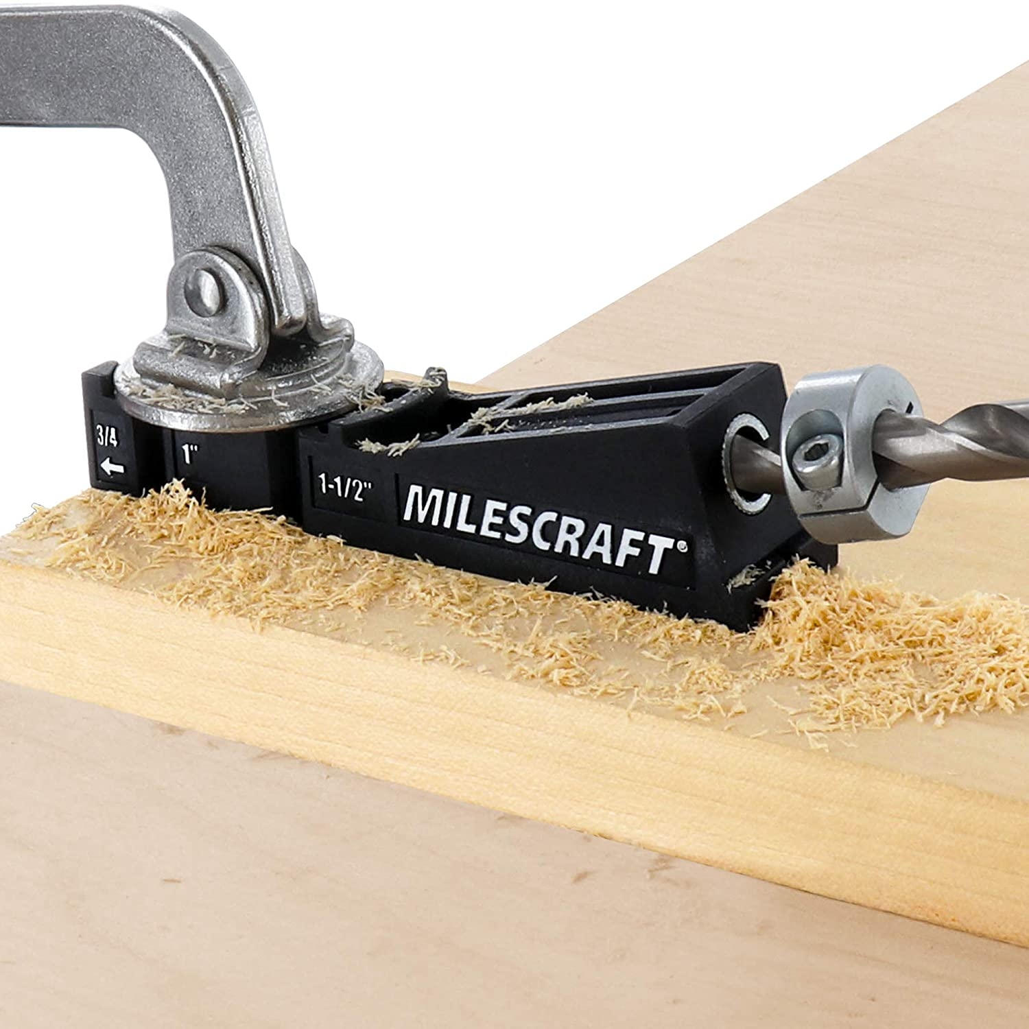 MILESCRAFT - COMBO POCKET HOLE JIG 200XCJ COM GRAMPO DE 2 POLEG