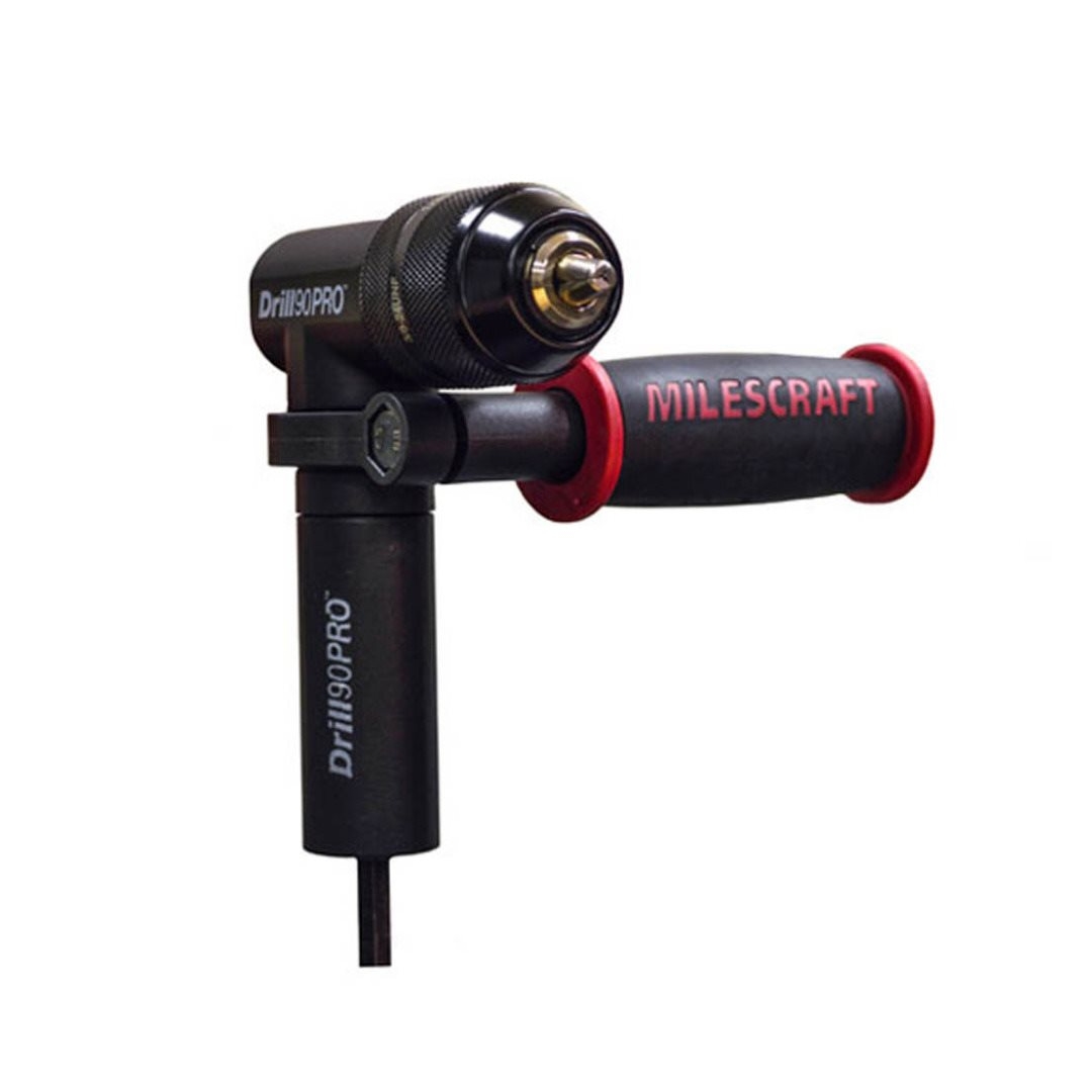 MILESCRAFT - DRILL90PRO - GUIA ANGULAR 90 GRAUS - DE IMPACTO - PROFISSIONAL