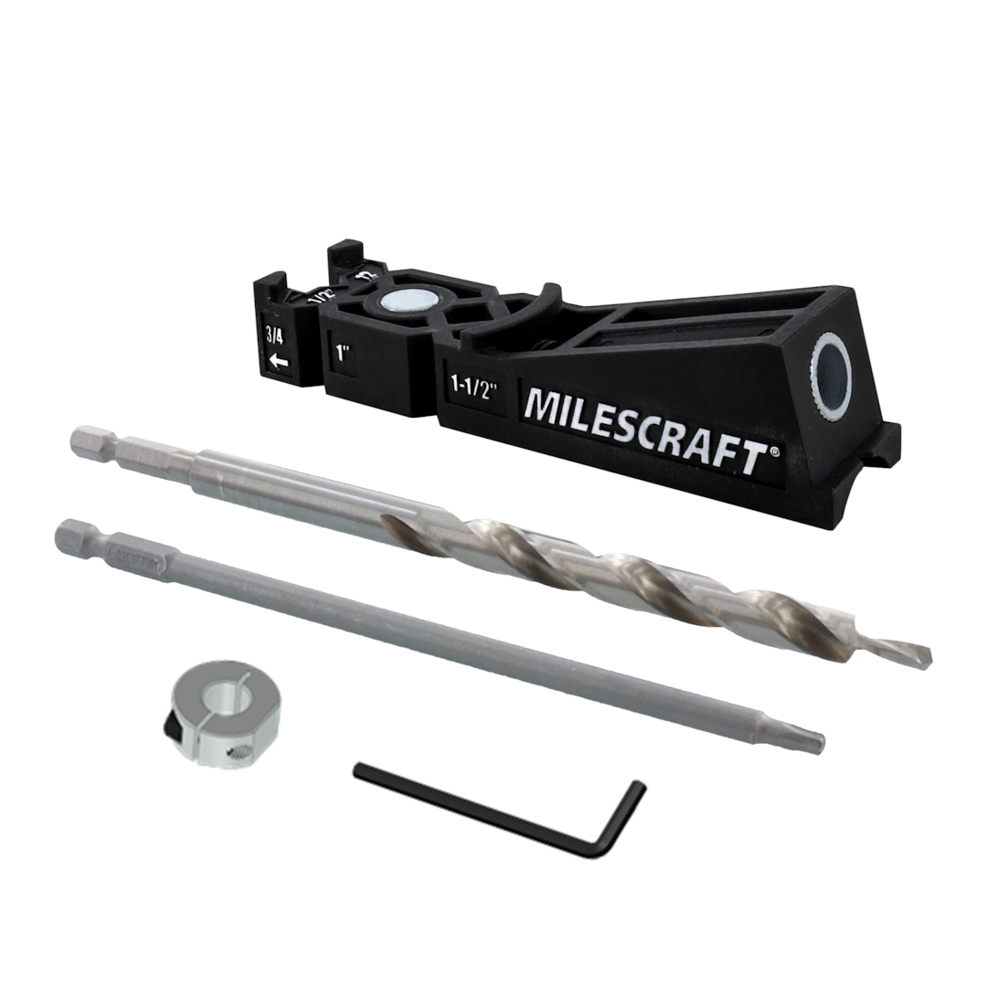 MILESCRAFT - MINI POCKET HOLE JIG 100 - GABARITO PARA PARAFUSOS