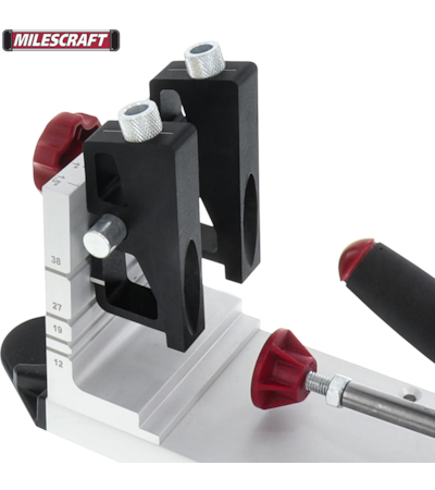 MILESCRAFT - POCKET HOLE JIG 400 - GABARITO PARA FIXAÇÃO DE PARAFUSOS COM ACESSÓRIOS