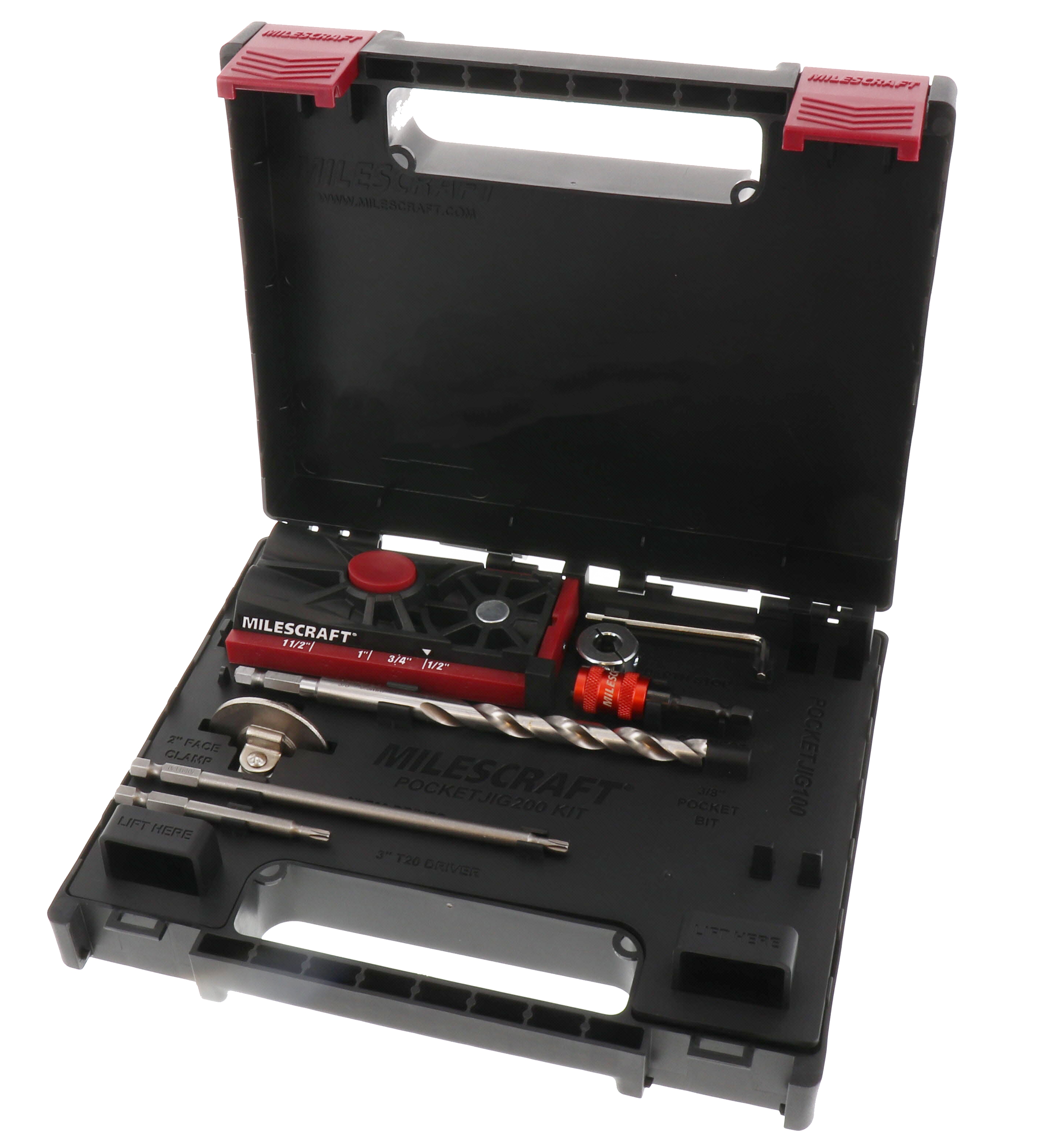 MILESCRAFT - POCKET HOLE JIG XT 200 - GABARITO PARA FIXAÇÃO COM