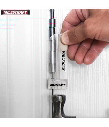 MILESCRAFT - SUPORTE PARA INSTALAR E REMOVER PINOS DAS DOBRADIÇAS MILESCRAFT - SUPORTE PARA INSTALAR E REMOVER PINOS DAS DOBRADIÇAS