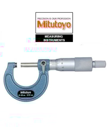 MITUTOYO - MICRÔMETRO EXTERNO 0-25mm 0,01mm 103-137 MITUTOYO - MICRÔMETRO EXTERNO 0-25mm 0,01mm 103-137
