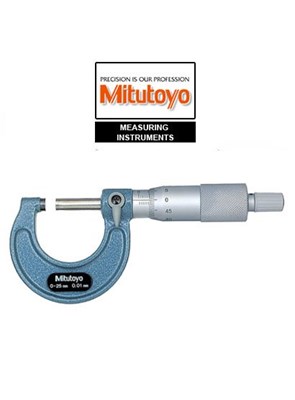 MITUTOYO - MICRÔMETRO EXTERNO 0-25mm 0,01mm 103-137