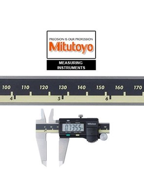 MITUTOYO - PAQUÍMETRO DIGITAL ABSOLUTE-AOS 500-172-30B - 200MM-8 - RESOLUÇÃO 0,01MM - COM SAÍDA SPC