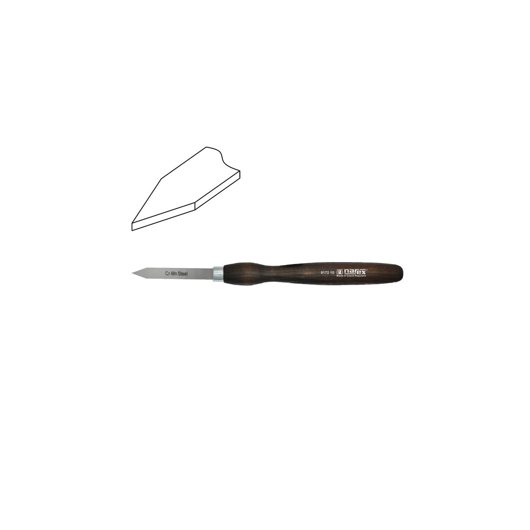 NAREX - GOIVA DE CORTE PARA TORNEAR MADEIRA - PARTING TOOL - 817210