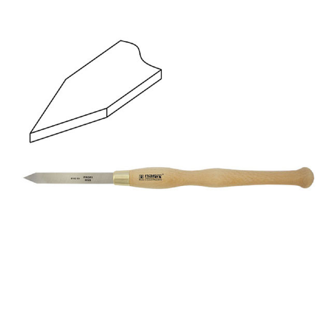 NAREX - GOIVA PROFI DE CORTE PARA TORNEAR MADEIRA - PARTING TOOL - 818203