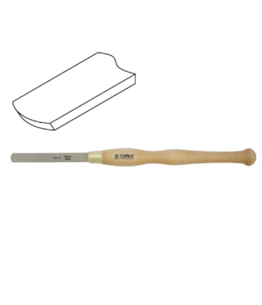 NAREX - GOIVA PROFI PONTA REDONDA PARA TORNEAR MADEIRA - ROUND NOSE SCRAPER - 818204 NAREX - GOIVA PROFI PONTA REDONDA PARA TORNEAR MADEIRA - ROUND NOSE SCRAPER - 818204