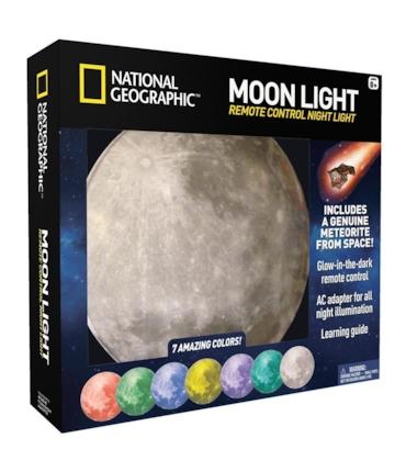 National Geographic - Globo Lunar com 7 cores e Timer National Geographic - Globo Lunar com 7 cores e Timer