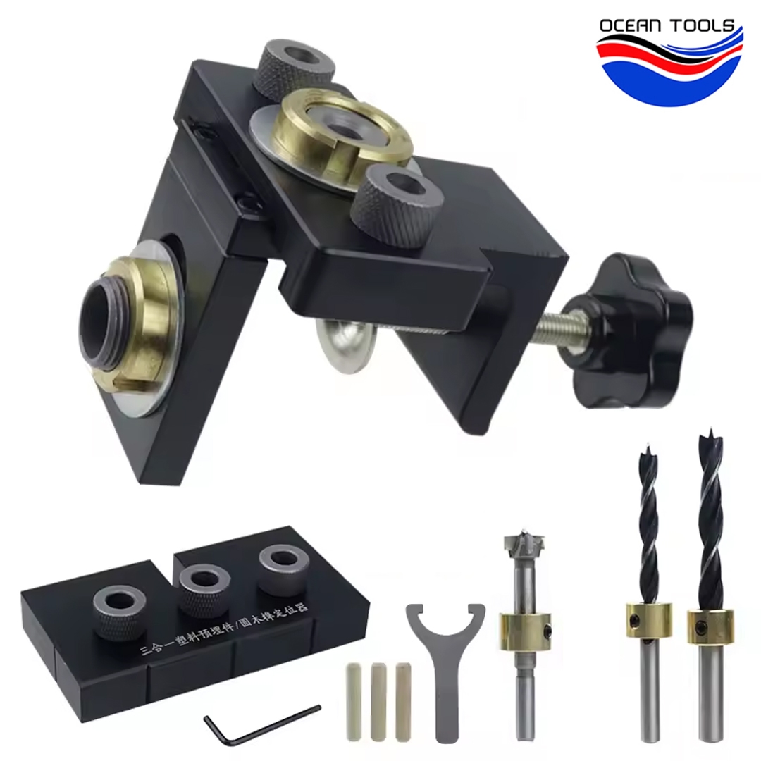 OCEAN TOOLS - GABARITO UNIVERSAL COM BROCAS PARA CAVILHAS E MINIFIX