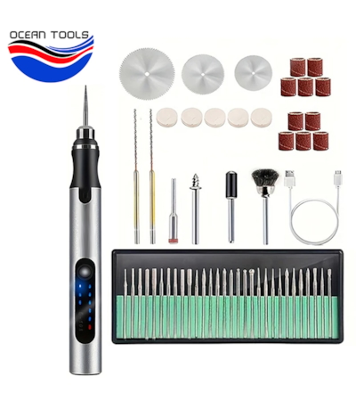 OCEAN TOOLS - KIT COM MICRORRETÍFICA PORTÁTIL E ACESSÓRIOS