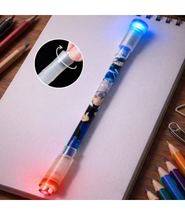 PEN - CANETA PARA GIRAR COM LED SPINNING - NARUTO