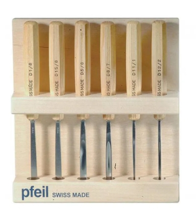 PFEIL - Swiss Made - Conjunto de Goivas