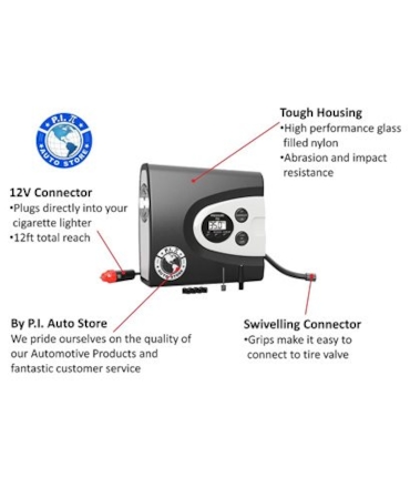 PI Auto - Mini Compressor Digital Premium - 150 PSI