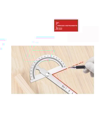PRECISO - TRANSFERIDOR DE GRAUS COM RÉGUA - 120 X 150 MM PRECISO - TRANSFERIDOR DE GRAUS COM RÉGUA - 120 X 150 MM