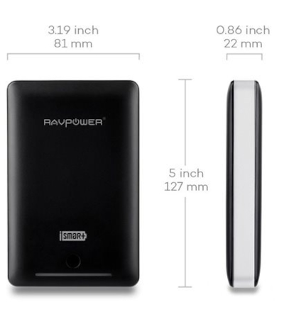 RAVPOWER - CARREGADOR DE BATERIA DE CELULAR - 16750mAh