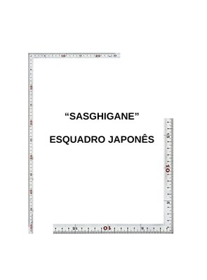 SASHIGANE - ESQUADRO CARPINTEIRO JAPONÊS - 50 X 25 CM - MÉTRICO