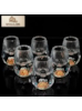 SINGULARE - 6 COPOS PARA SHOT E DRINK LAPIDADO