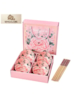 SINGULARE - CONJUNTO DE 4 TIGELAS ESTILO ORIENTAL  BOÊMIO - FLORAL